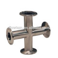 stainless steel pipe fitting clamp cross